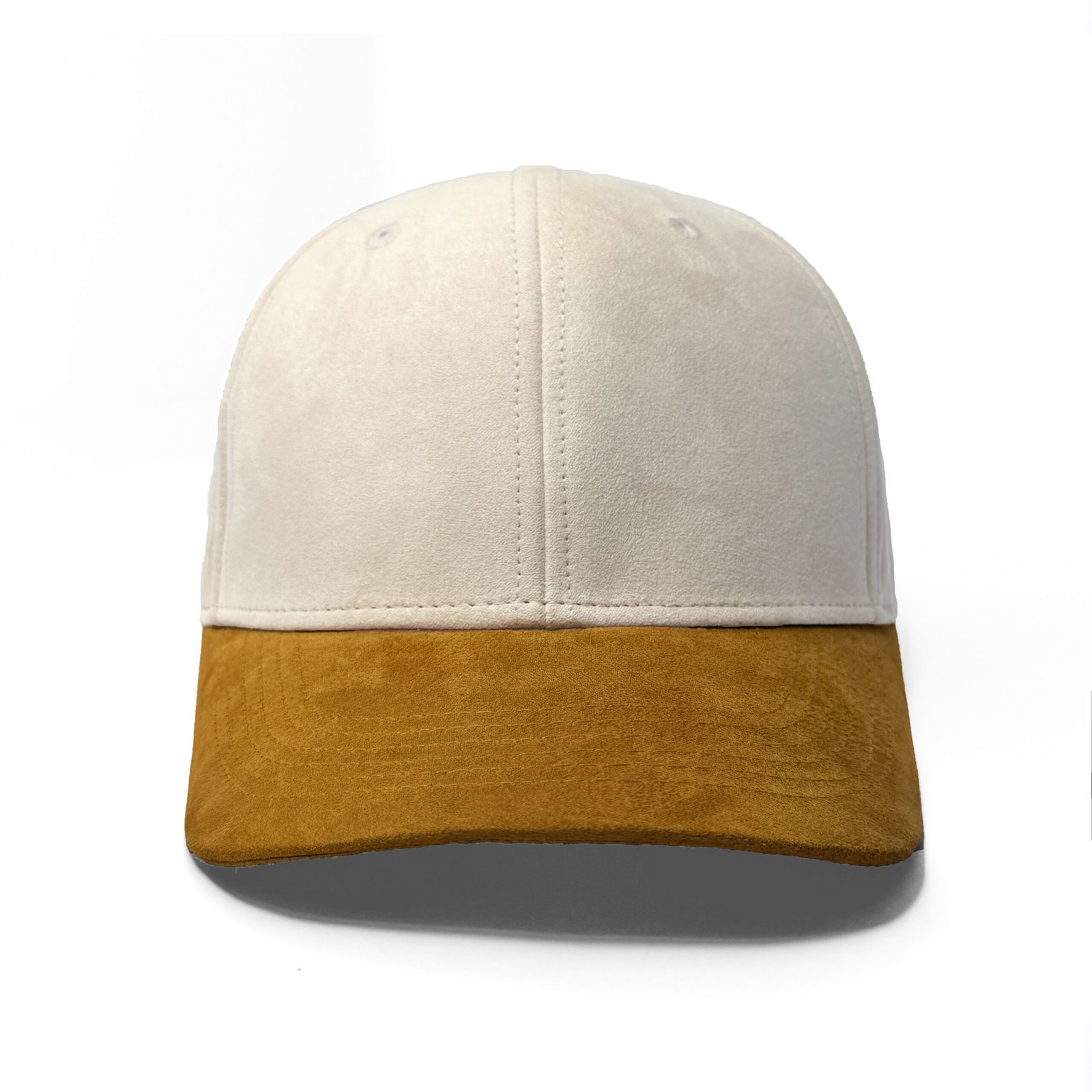 Baseball Cap (Cream & Brown) - Image 2